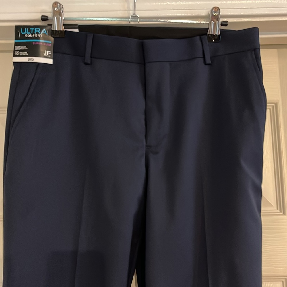 JF Men's Navy Pants NEW super slim